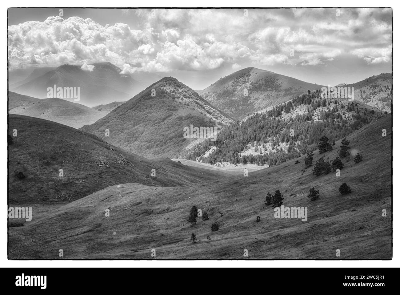 Gran Sasso Berge Stockfoto