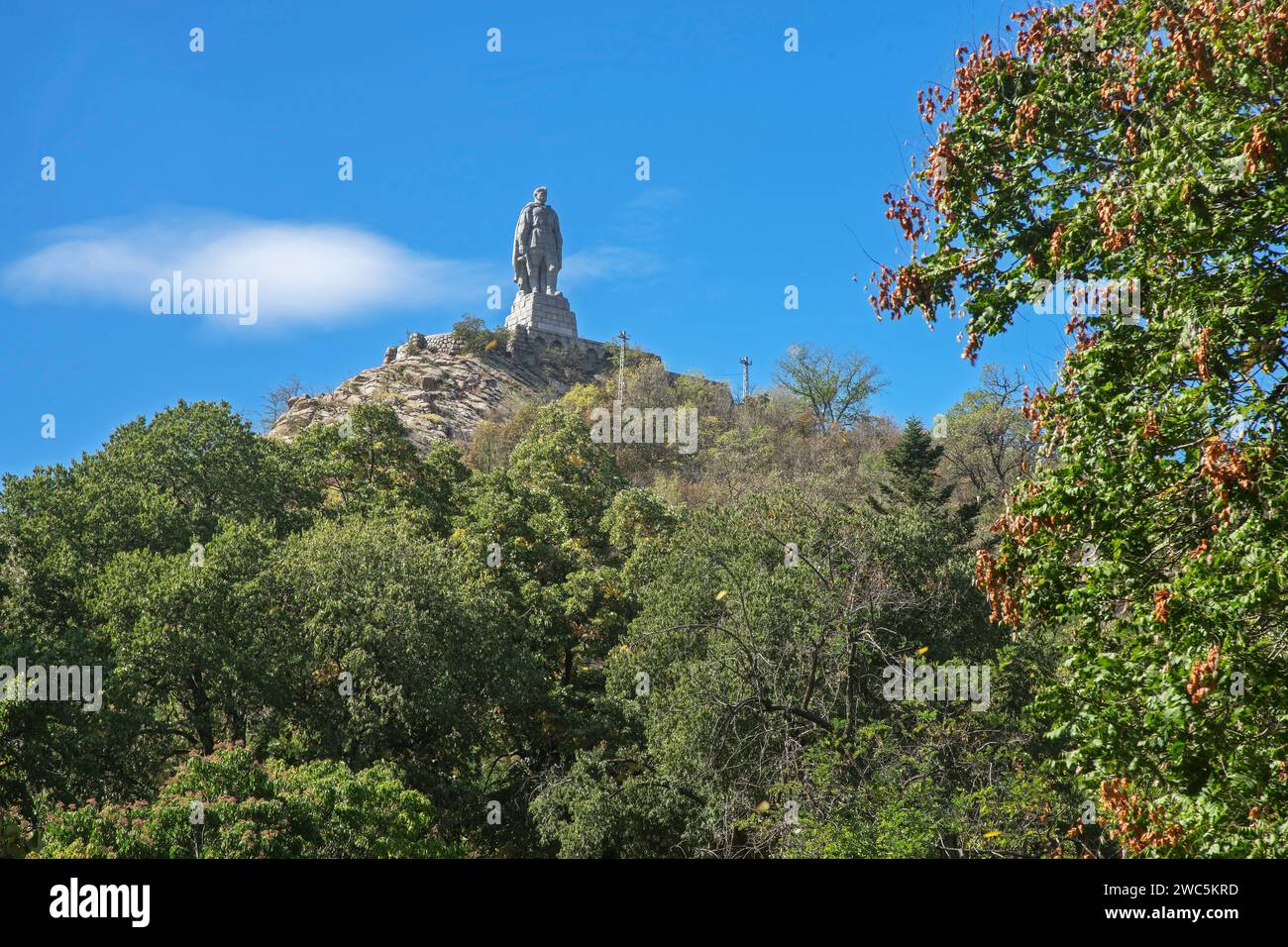 Aljoscha - Denkmal der Roten Armee auf dem Bunardzik-Hügel in Plovdiv. Bulgarien Stockfoto