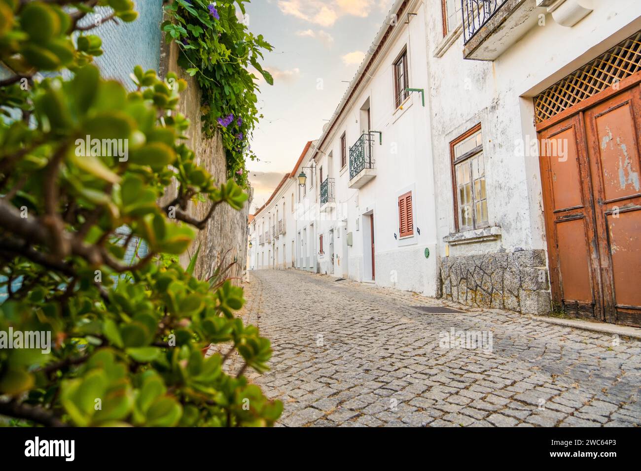 Wunderschöner Blick auf das bergige Monchique, die Algarve, Südportugal Stockfoto