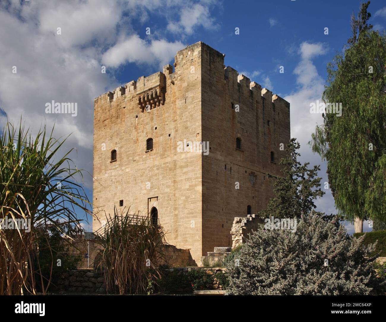 Kolossi Burg in der Nähe von Limassol. Zypern Stockfoto