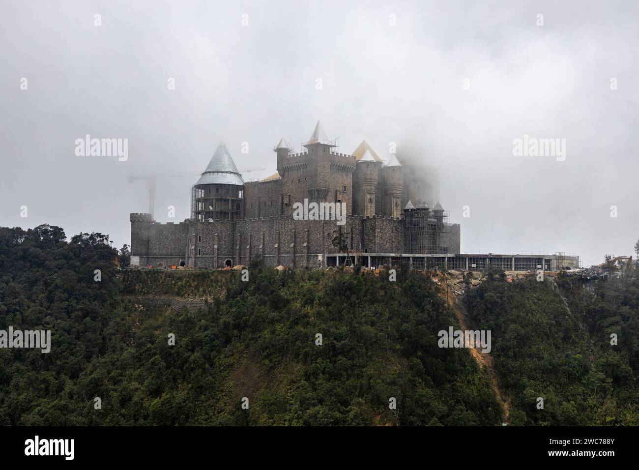 Der Fresh Village Fantasy Park in den Ba Na Hills bei da Nang in Vietnam Stockfoto