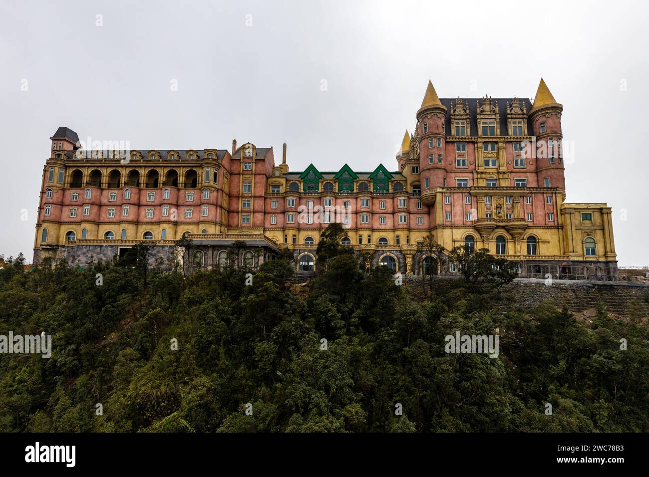 Der Fresh Village Fantasy Park in den Ba Na Hills bei da Nang in Vietnam Stockfoto