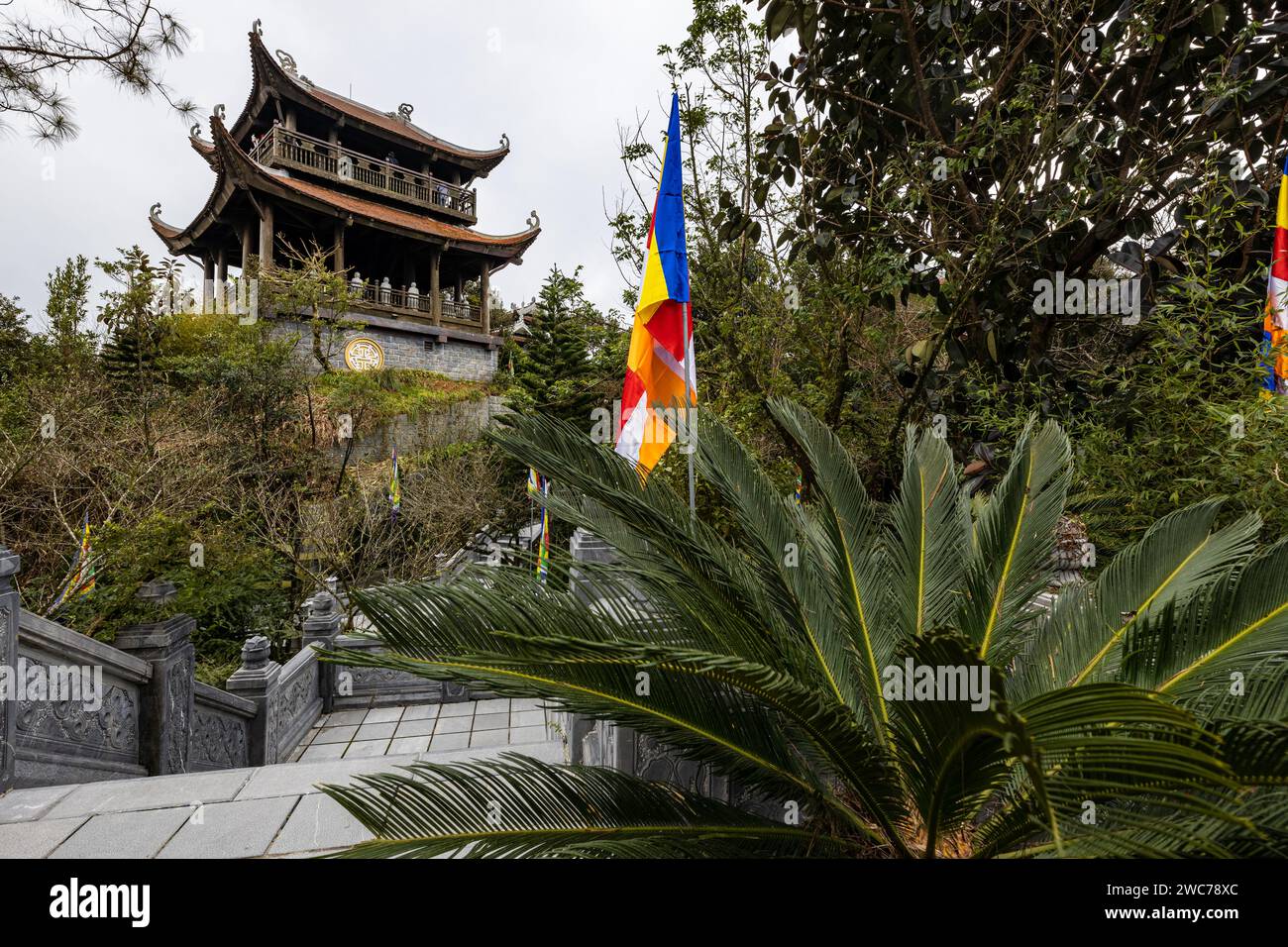 Der Fresh Village Fantasy Park in den Ba Na Hills bei da Nang in Vietnam Stockfoto