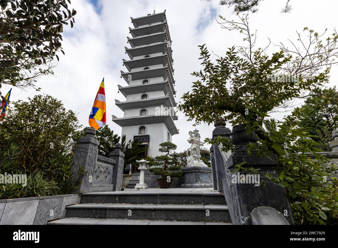 Der Fresh Village Fantasy Park in den Ba Na Hills bei da Nang in Vietnam Stockfoto