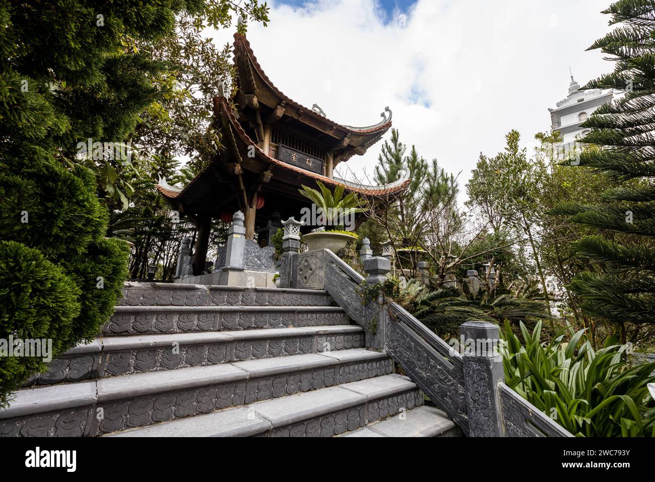 Der Fresh Village Fantasy Park in den Ba Na Hills bei da Nang in Vietnam Stockfoto