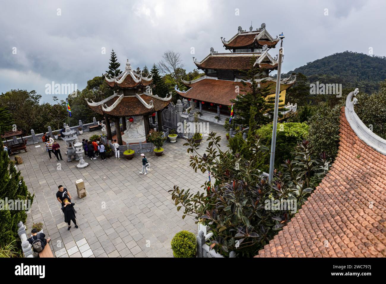 Der Fresh Village Fantasy Park in den Ba Na Hills bei da Nang in Vietnam Stockfoto