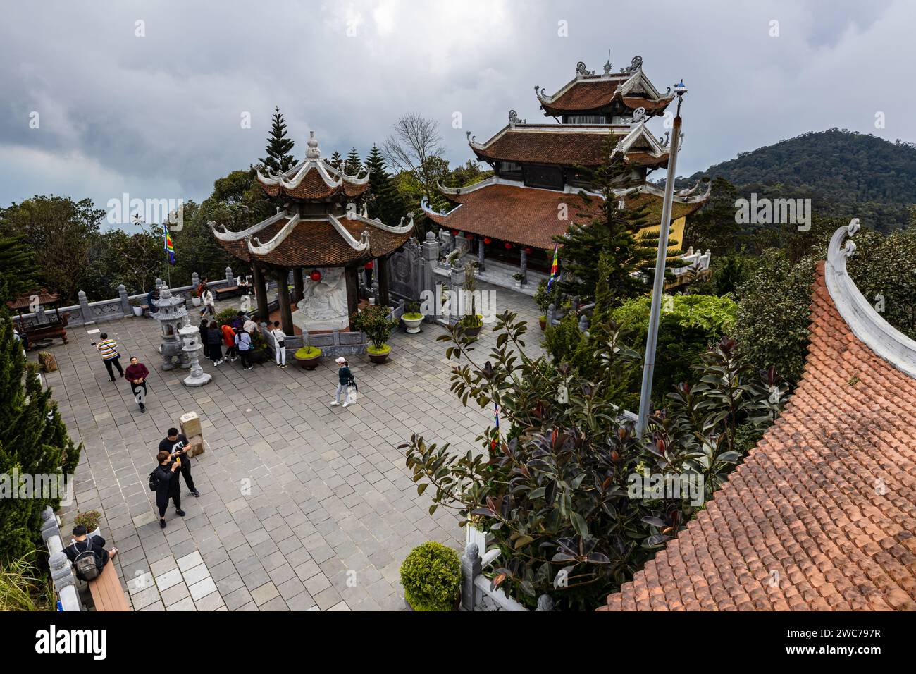 Der Fresh Village Fantasy Park in den Ba Na Hills bei da Nang in Vietnam Stockfoto