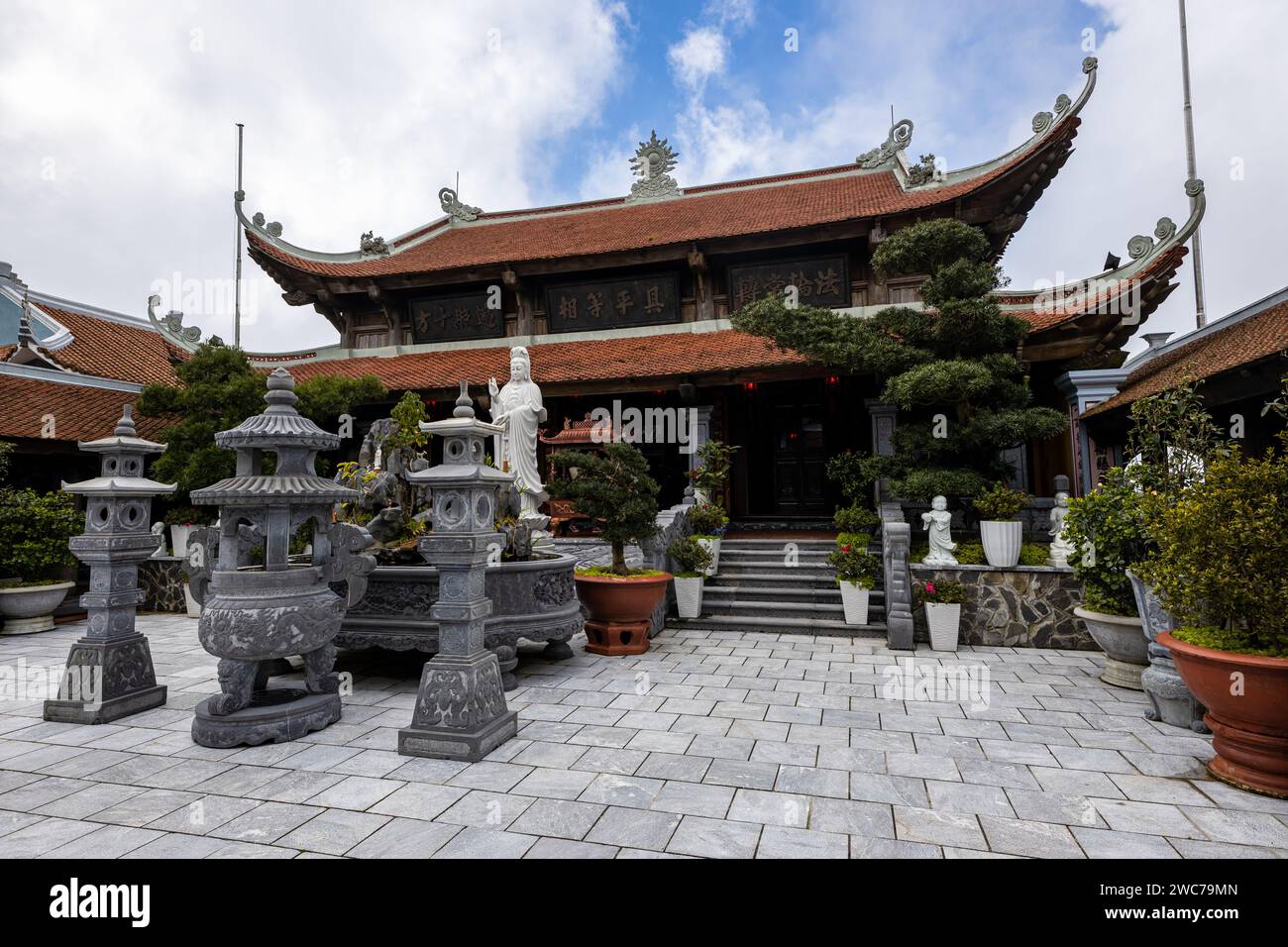 Der Fresh Village Fantasy Park in den Ba Na Hills bei da Nang in Vietnam Stockfoto