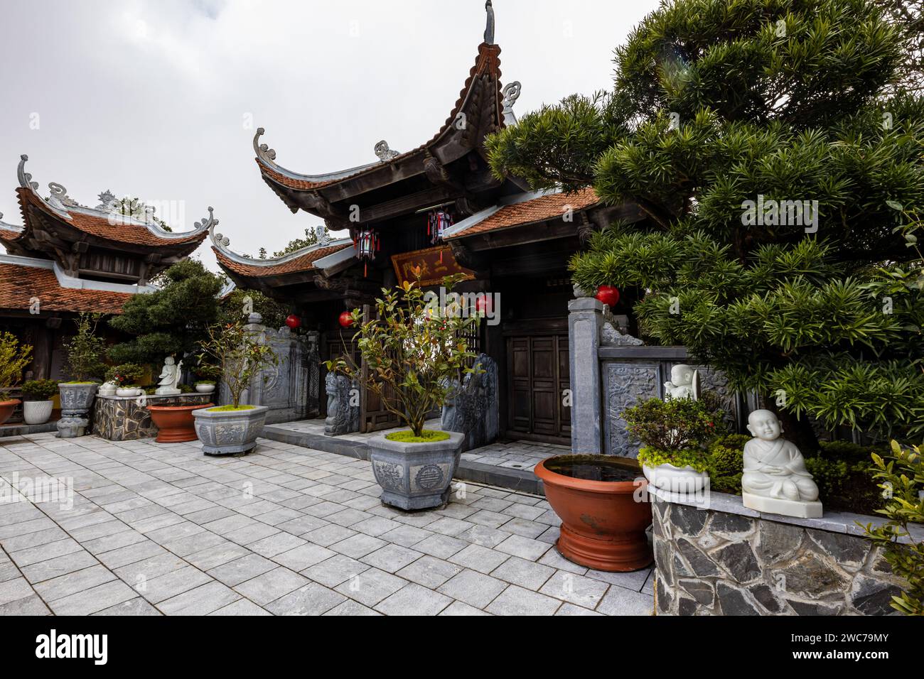 Der Fresh Village Fantasy Park in den Ba Na Hills bei da Nang in Vietnam Stockfoto