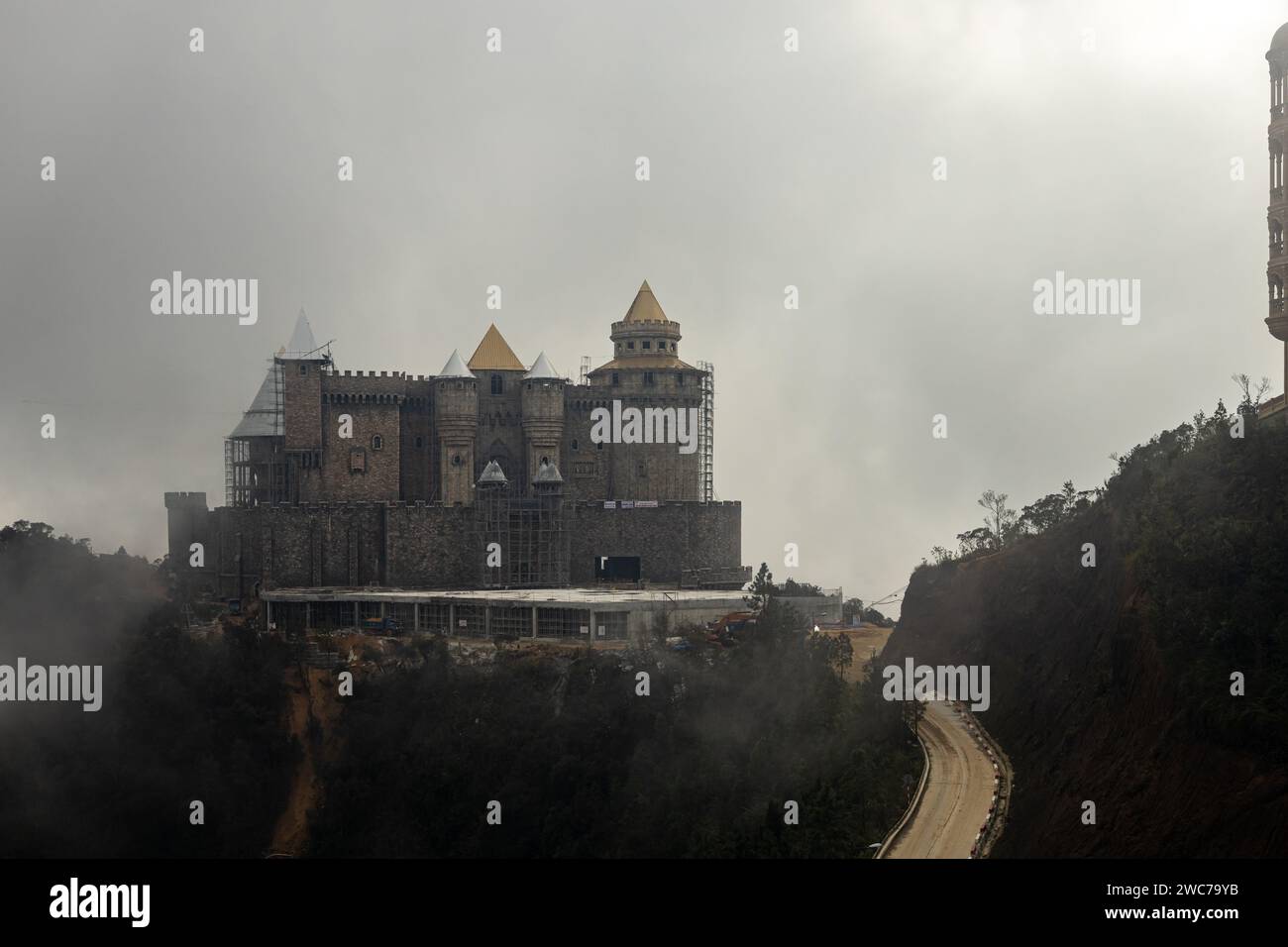 Der Fresh Village Fantasy Park in den Ba Na Hills bei da Nang in Vietnam Stockfoto