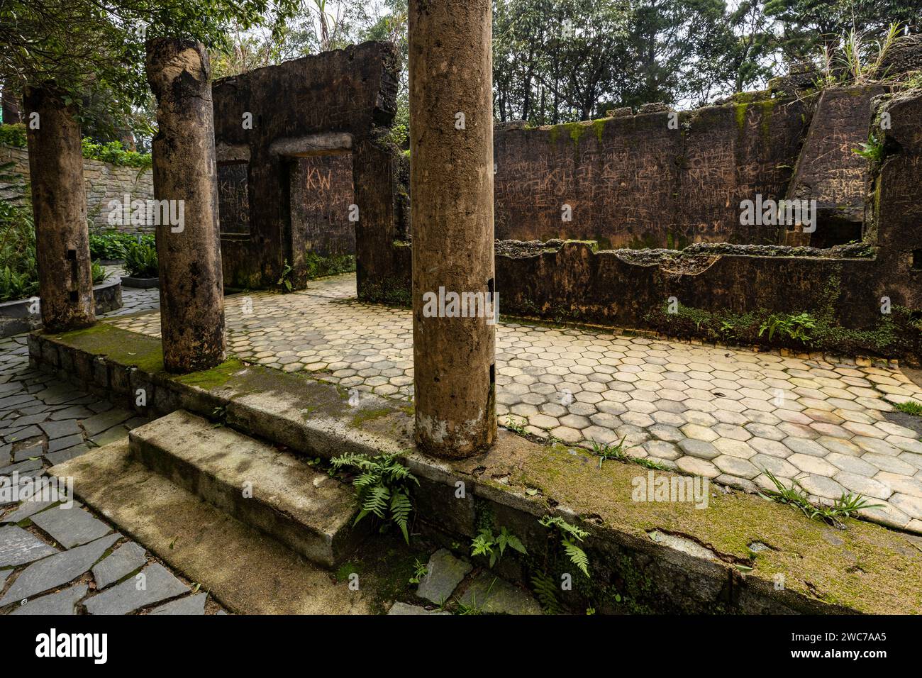 Der Fresh Village Fantasy Park in den Ba Na Hills bei da Nang in Vietnam Stockfoto