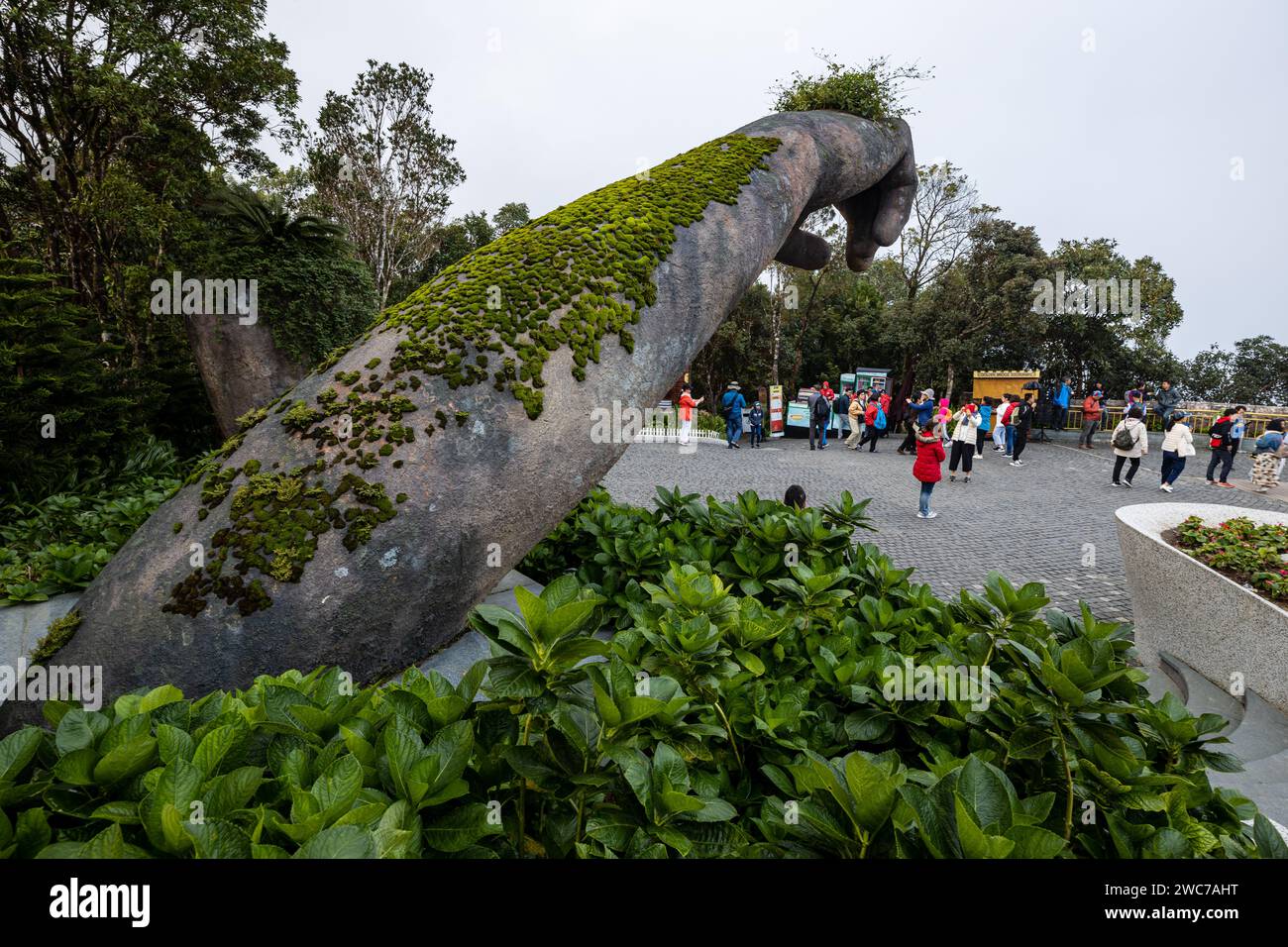 Der Fresh Village Fantasy Park in den Ba Na Hills bei da Nang in Vietnam Stockfoto