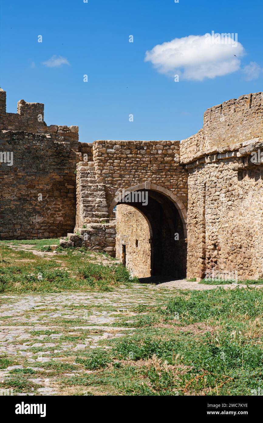 Bogen in den Ruinen einer alten osmanischen Festung Stockfoto