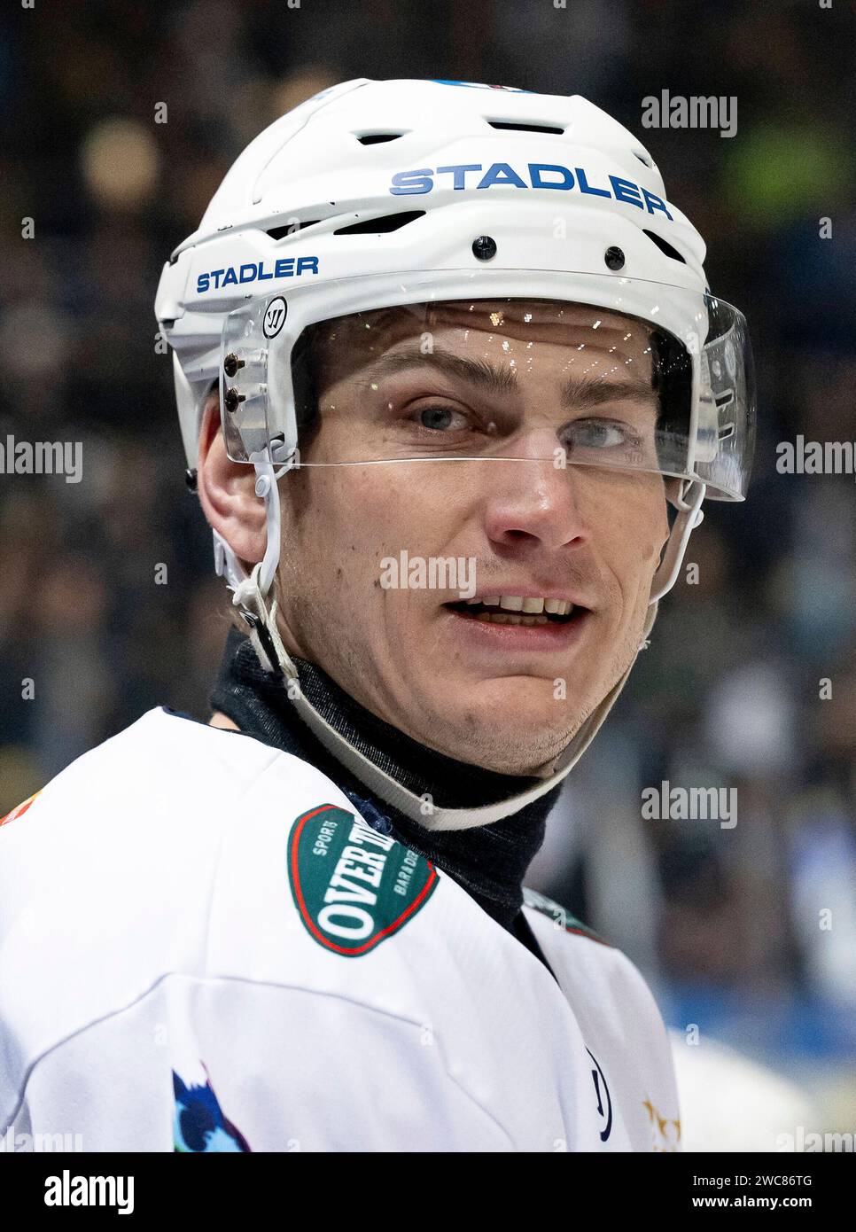 München, Deutschland. Januar 2024. Leonhard Pfoederl (Eisbaeren Berlin