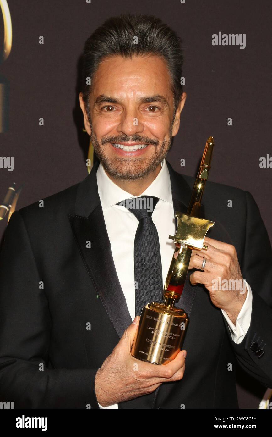 10. Annual Society of Voice Arts and Sciences Voice Awards Gala Winners Circle im Beverly Hilton Hotel am 9. Dezember 2023 in Beverly Hills, CA mit: Eugenio Derbez Where: Beverly Hills, Kalifornien, Vereinigte Staaten Wann: 10 Dez 2023 Guthaben: Nicky Nelson/WENN Stockfoto