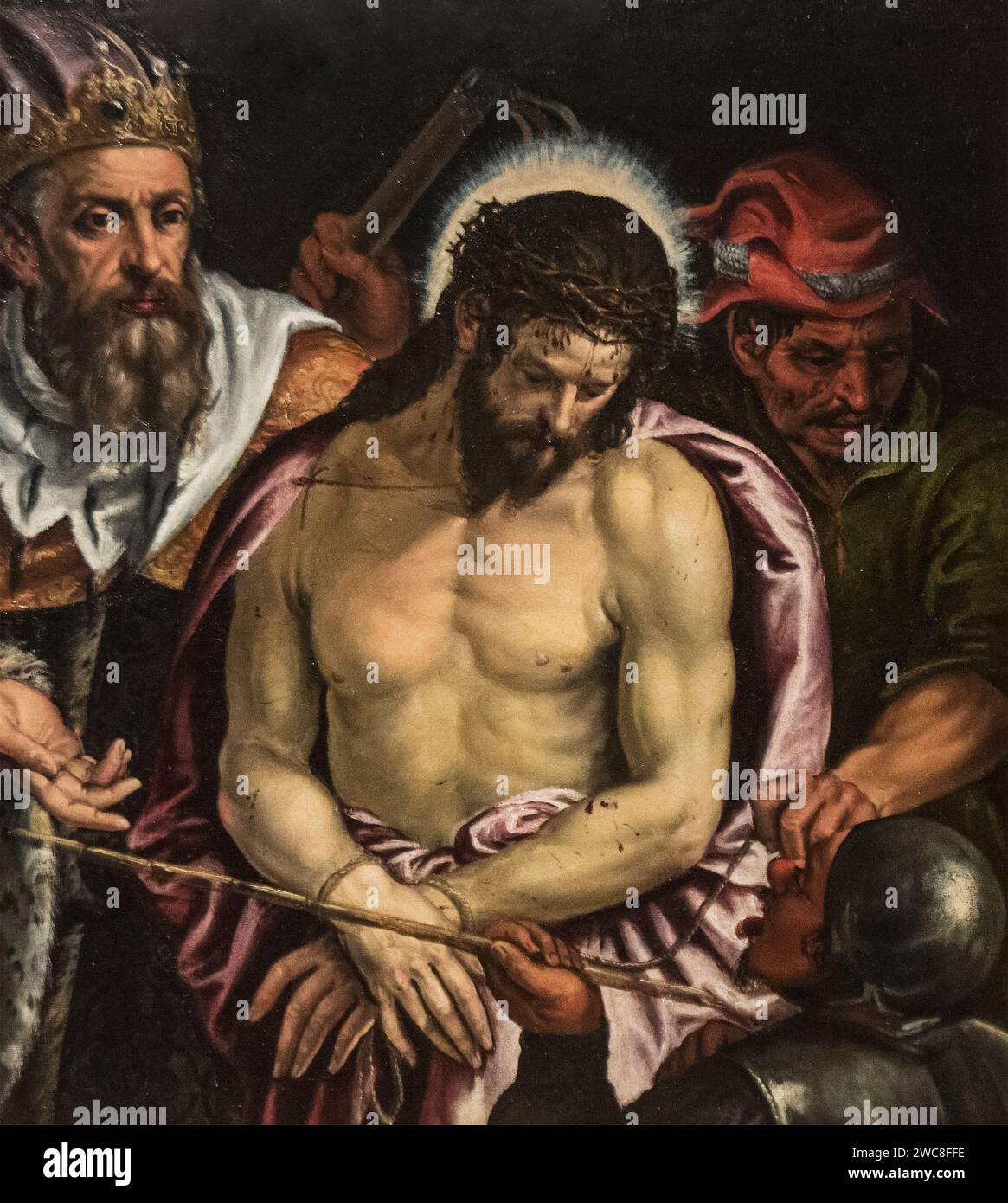 Francesco Montemezzano: "Ecce Homo" (1580er Jahre) Stockfoto