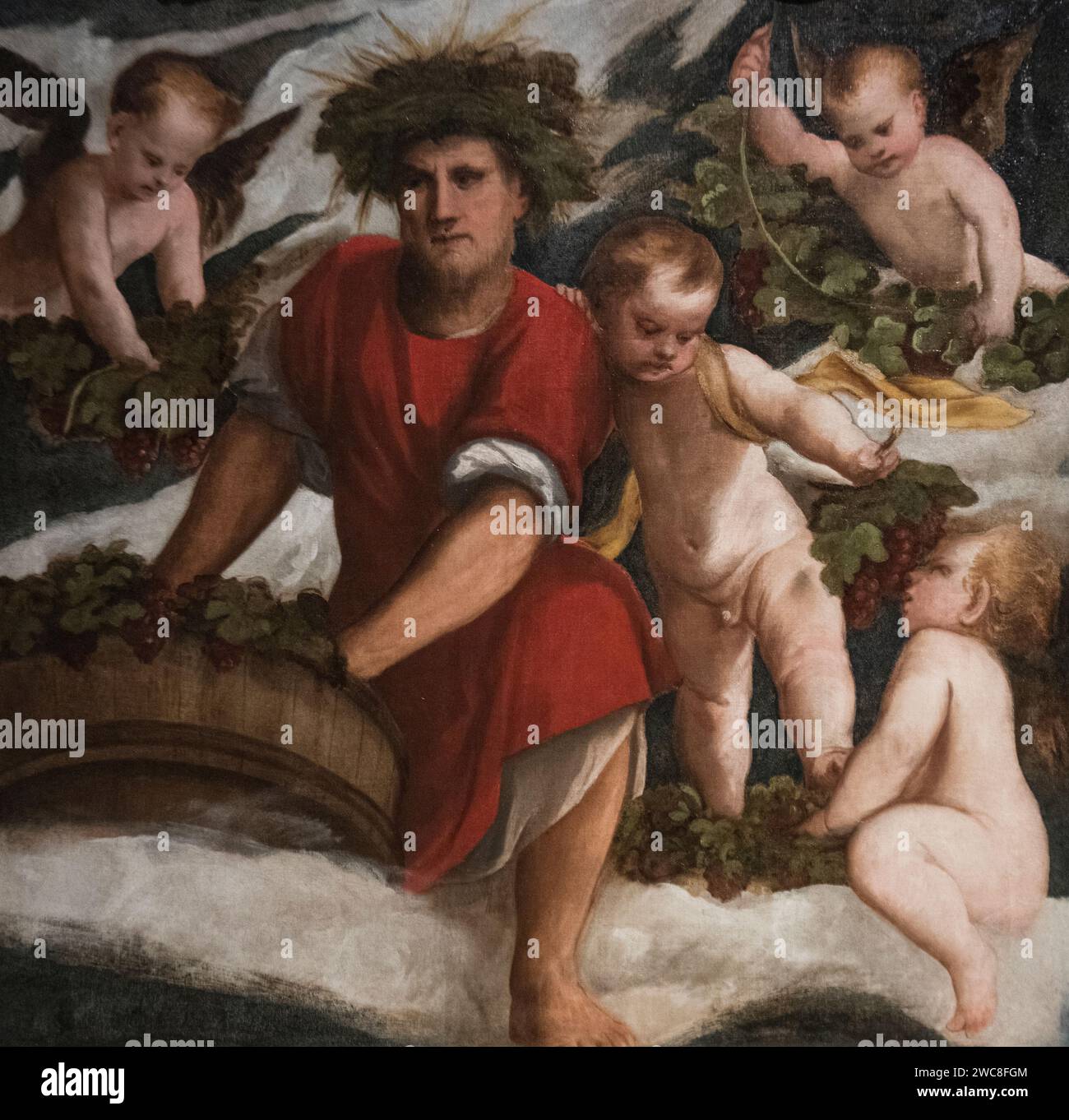 Bonifazio Veronese: „Herbst“ (erste Hälfte des 16. Jahrhunderts) Stockfoto