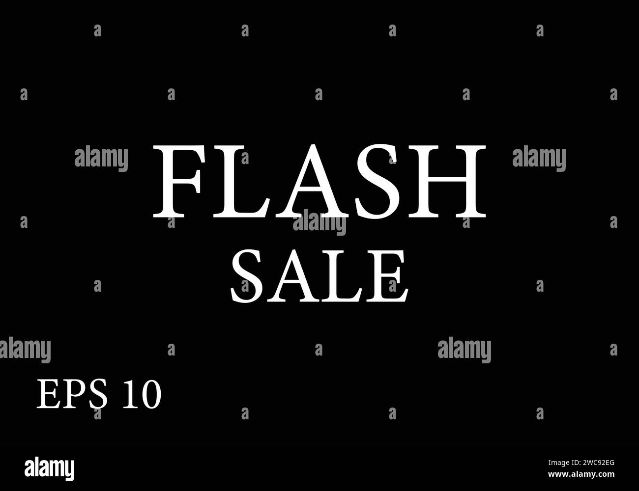 Verkaufstext mit Illustration Stock Vektor