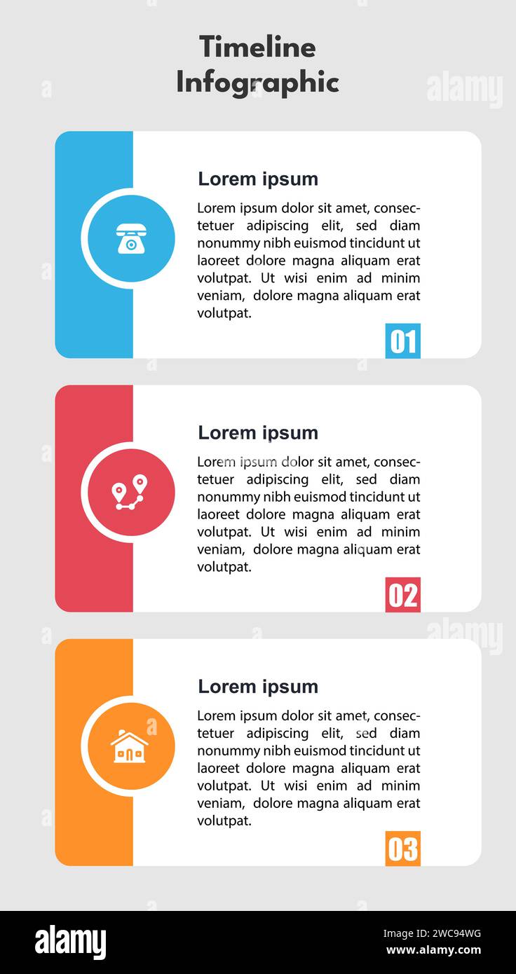 Moderne Infografik-Design-Vorlagenvektor Stock Vektor