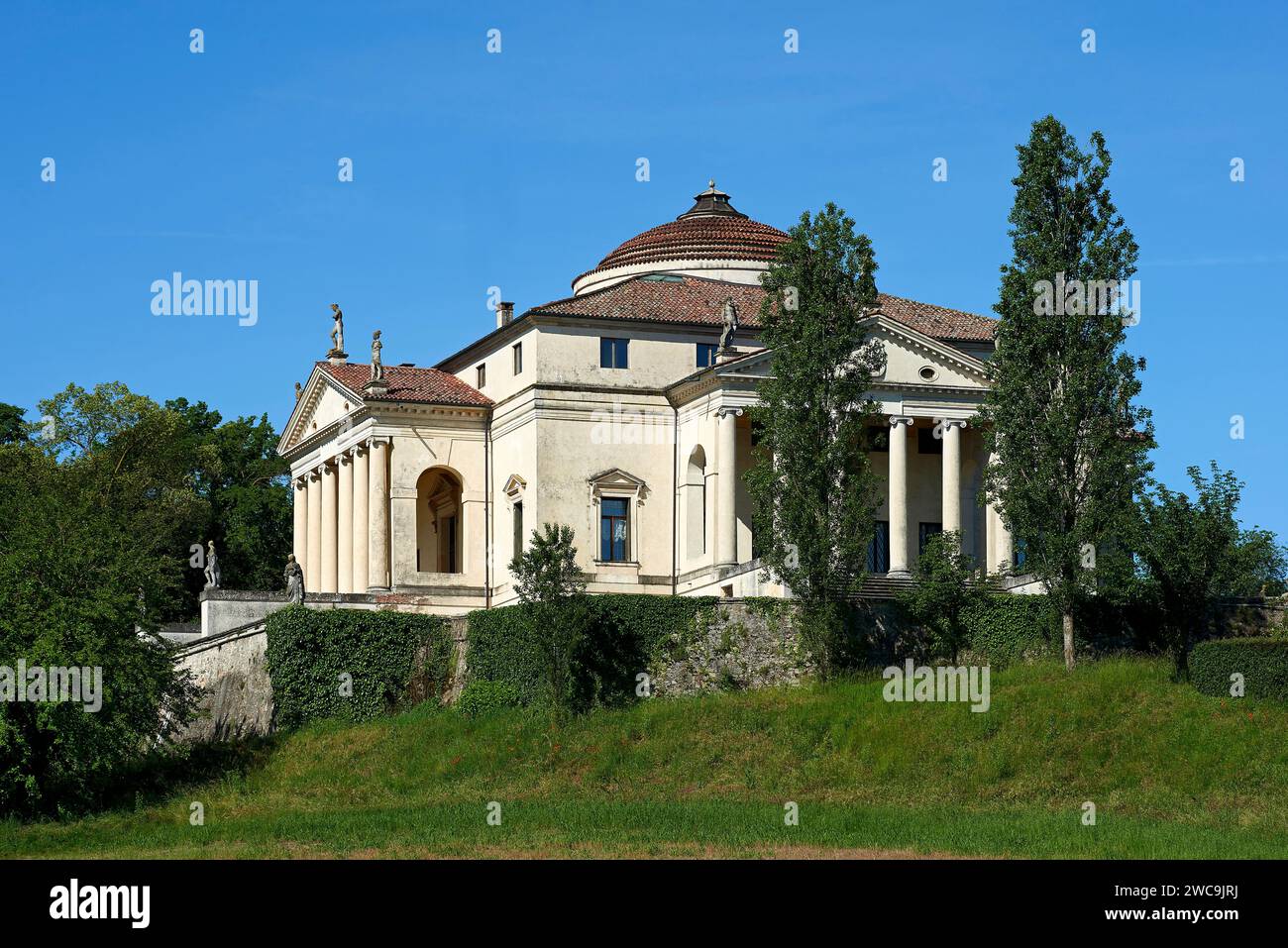 Vicenza, Villa Almerico Capra detta La Rotonda, di Andrea Palladio, complete da Vincenzo Scamozzi, 1567-1605 Stockfoto