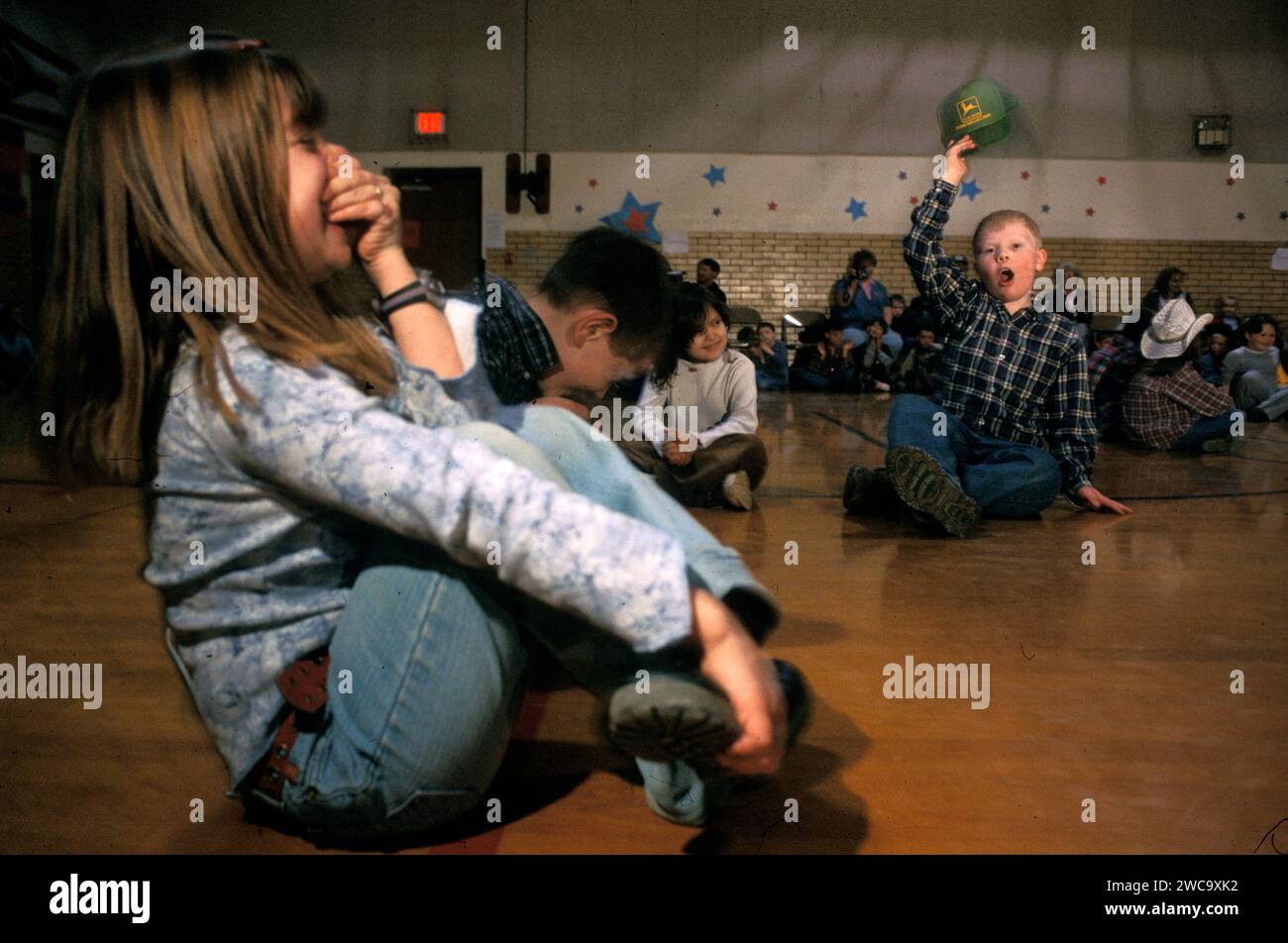 Nach dem Square-Dance-Konzert Stockfoto