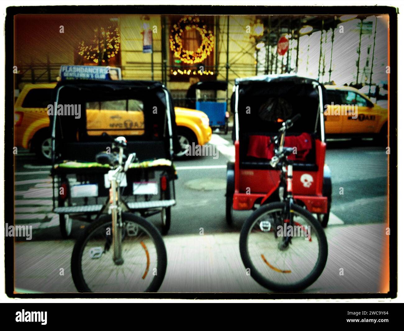 pedi-Cabs NYCNY Stockfoto