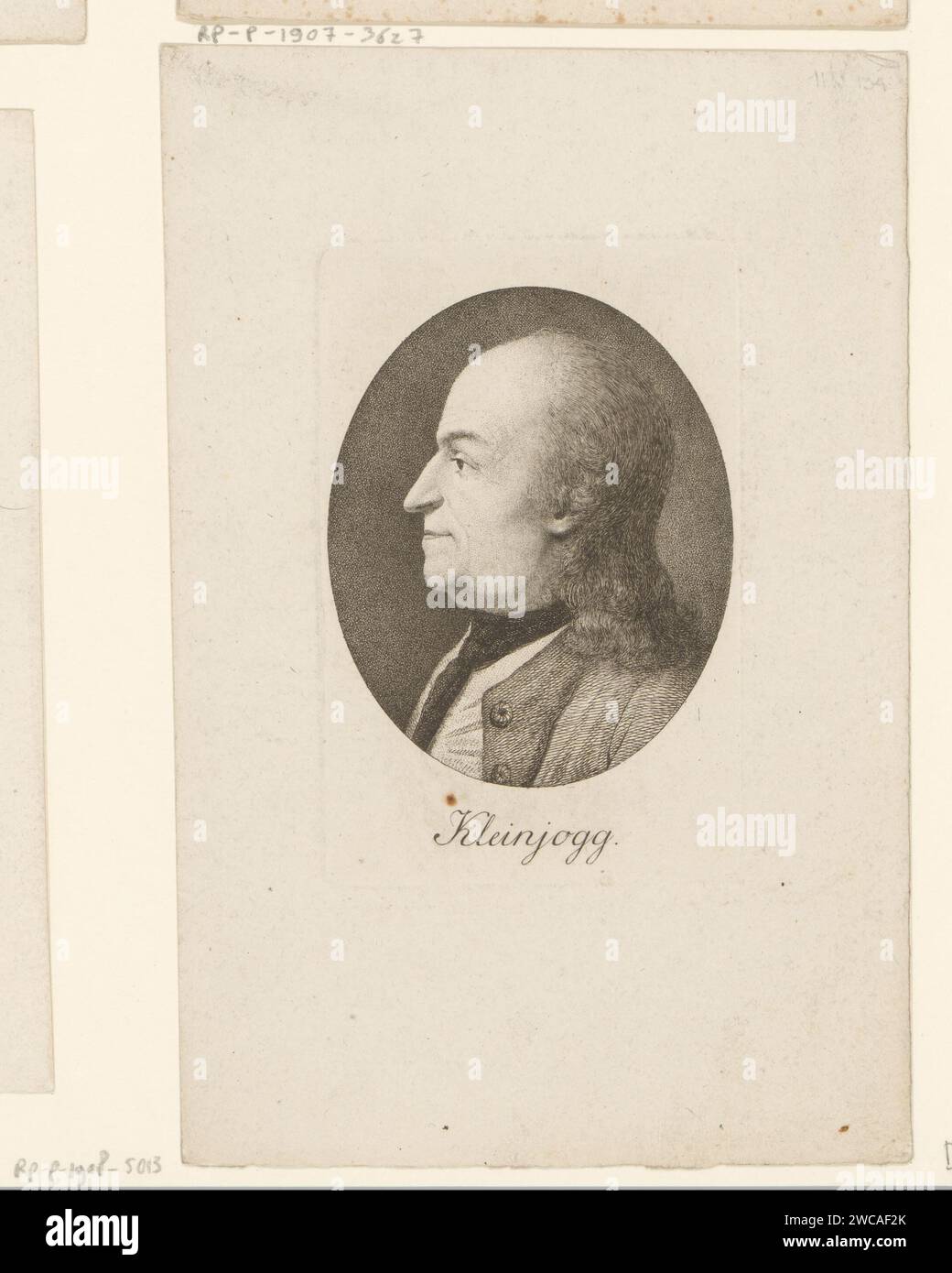 PortraT van Kleinjogg, Heinrich Pfenninger, 1759 - 1815 Druckpapier, das historische Personen graviert Stockfoto