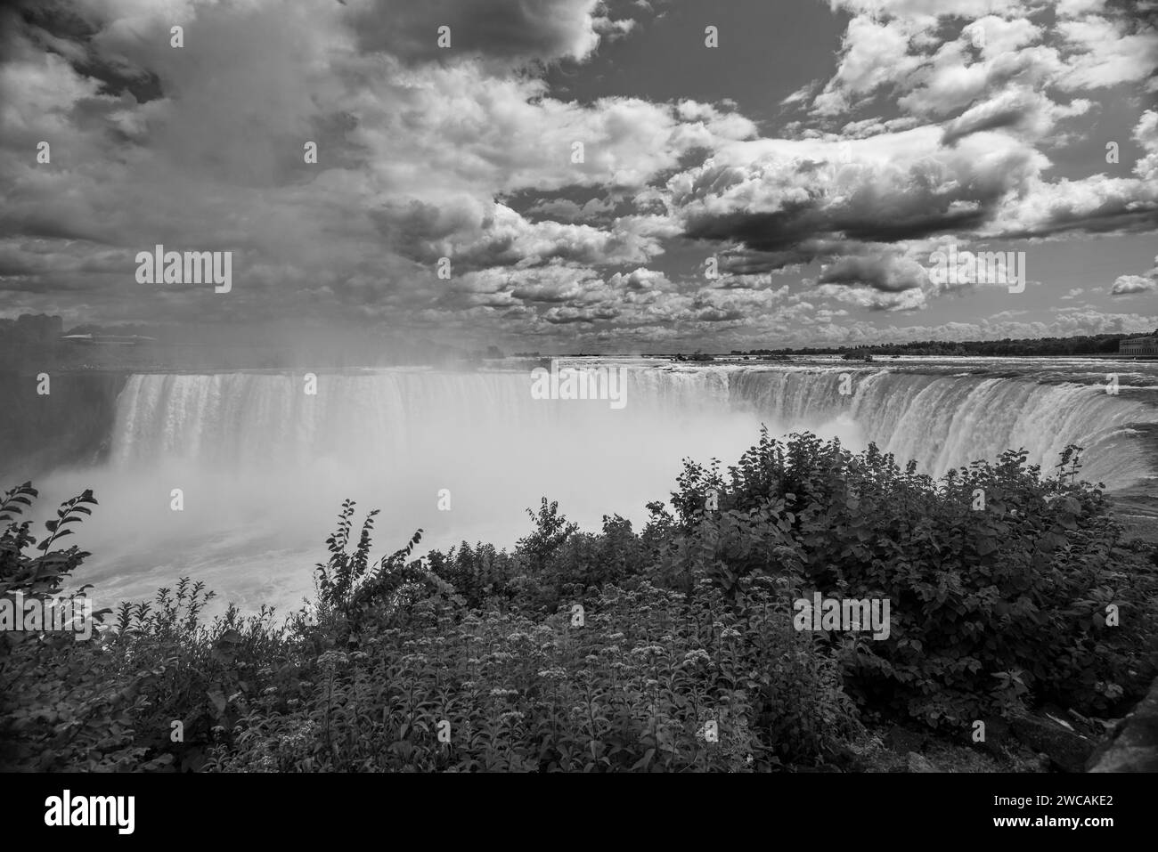 Blick auf die niagarafälle Stockfoto