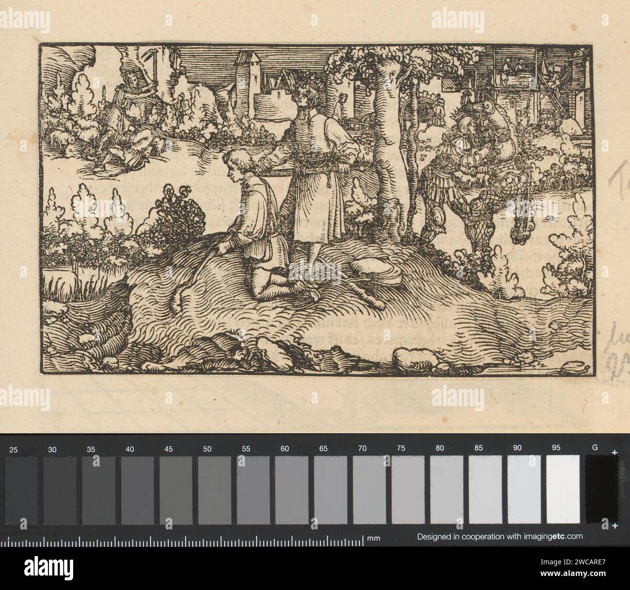 Six Fighting Brothers, Anonym, Hans Weiditz (II), 1514–1532 Print Print ist Teil eines Albums. Remus springt verächtlich über die neu gebaute Mauer und wird entweder von Romulus oder Celer getötet. Die Tötung von Abel: Kain tötet ihn mit einem Stein, einem Schläger oder einem Kieferknochen, alternativ mit einem Spaten oder einem anderen Werkzeug als Waffe. Kämpfen. Brüder oder Schwestern (Familienbeziehungen zweiten Grades) Stockfoto