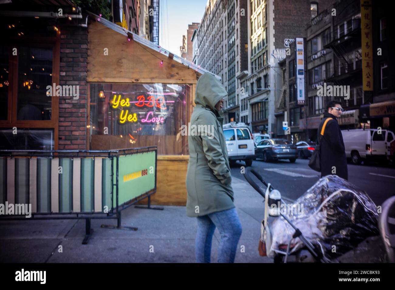 Winter in Chelsea in New York am Freitag, 5. Januar 2023. (© Richard B. Levine) Stockfoto