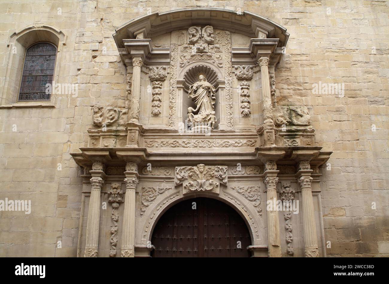 Logroño, catedral de Santa Maria de la Redonda (15-18. Jahrhundert). La Rioja, Spanien. Stockfoto