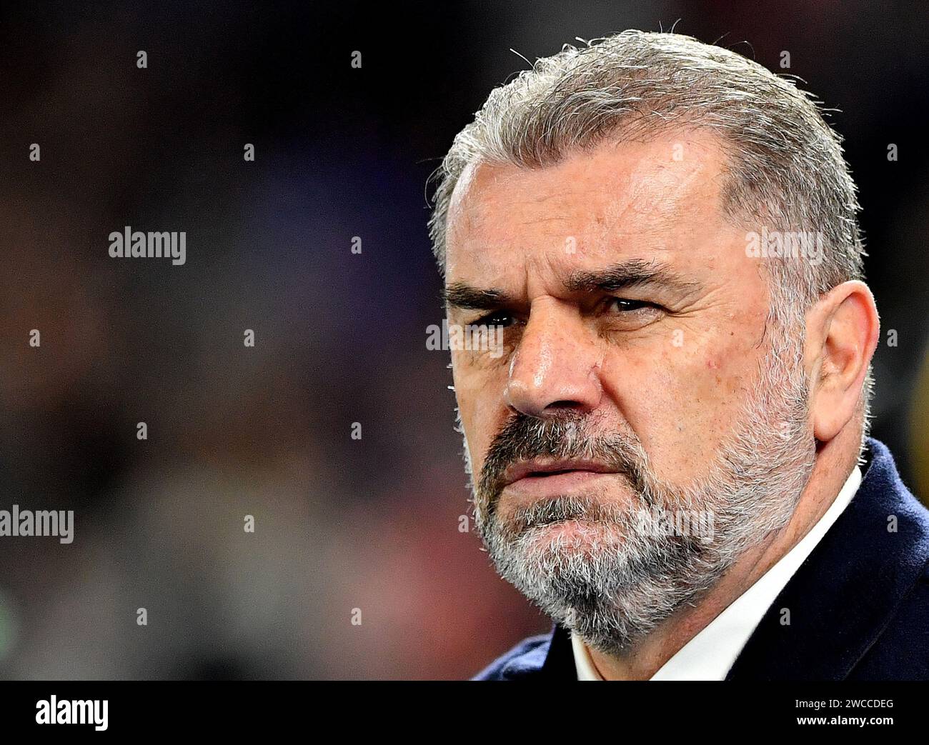 Ange Postecoglou Manager von Tottenham Hotspur - Brighton & Hove Albion / Tottenham Hotspur, Premier League, Amex Stadium, Brighton, Großbritannien - 28. Dezember 2023 nur redaktionelle Verwendung - es gelten Einschränkungen von DataCo Stockfoto