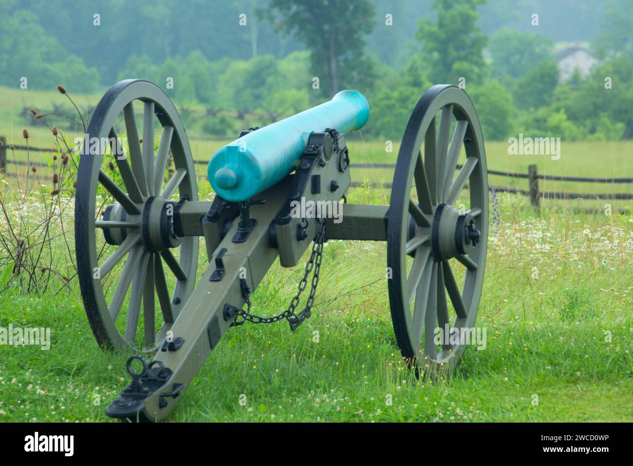 Kanone, Gettysburg National Military Park, Pennsylvania Stockfoto