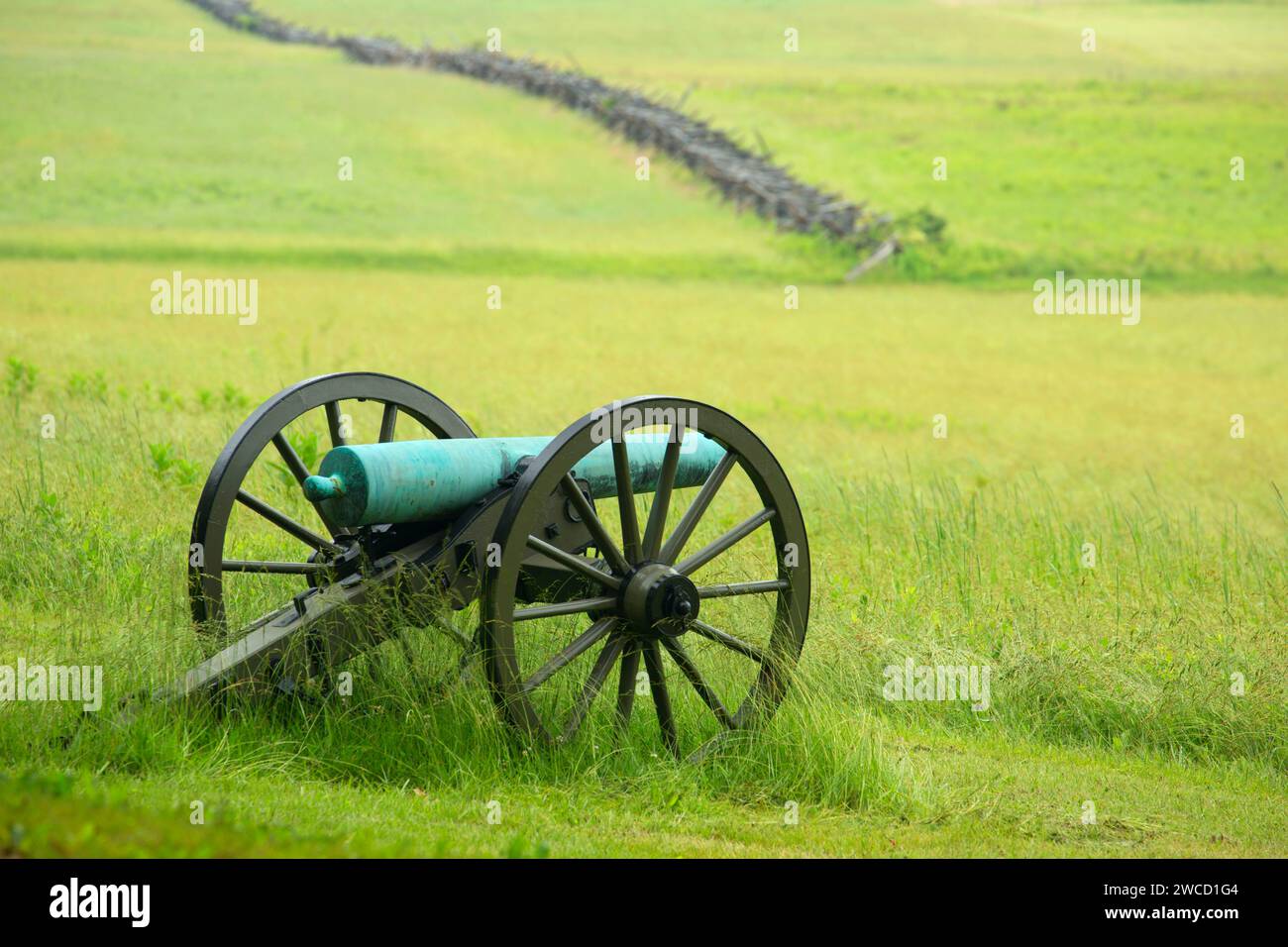 Kanone, Gettysburg National Military Park, Pennsylvania Stockfoto