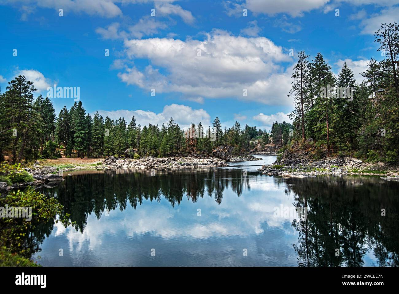 Spokane River, Spokane County, Washington Stockfoto