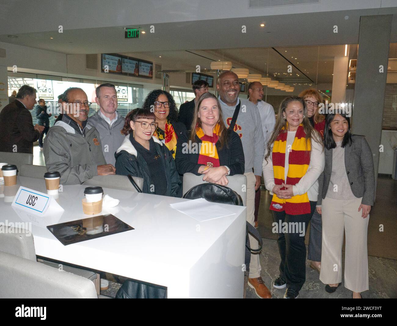 MLK Day Parade Frühstück im BMO Stadium Stockfoto