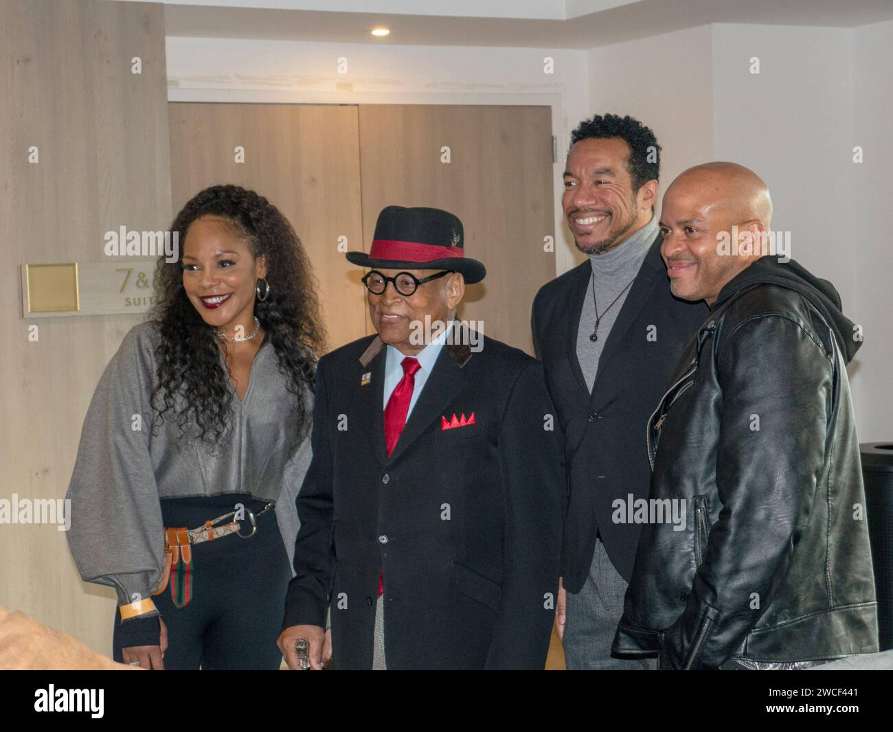 MLK Day Parade Frühstück im BMO Stadium Stockfoto