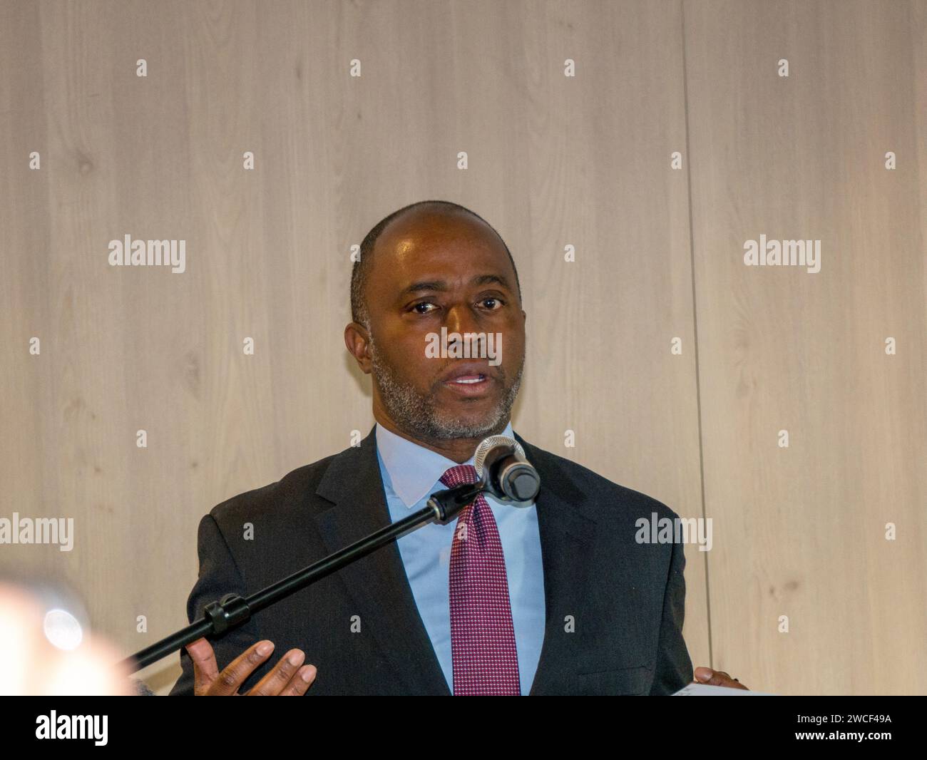 MLK Day Parade Frühstück im BMO Stadium Stockfoto