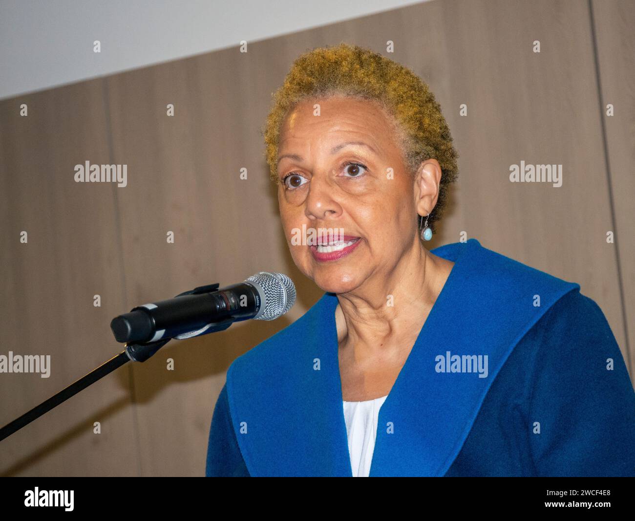 MLK Day Parade Frühstück im BMO Stadium Stockfoto