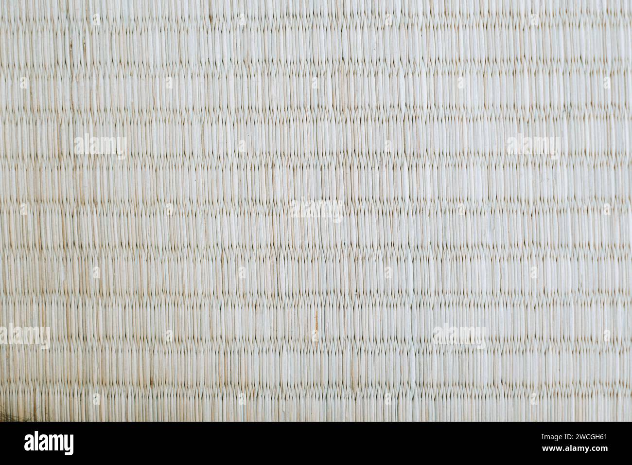 Traditionelle japanische Bambusmatte Oberfläche. Geeignet für Hintergrund. Stockfoto