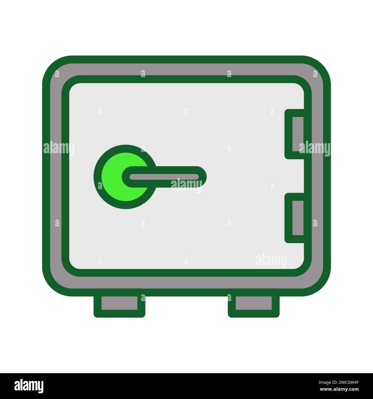 Safe-Box-Symbol Stock Vektor