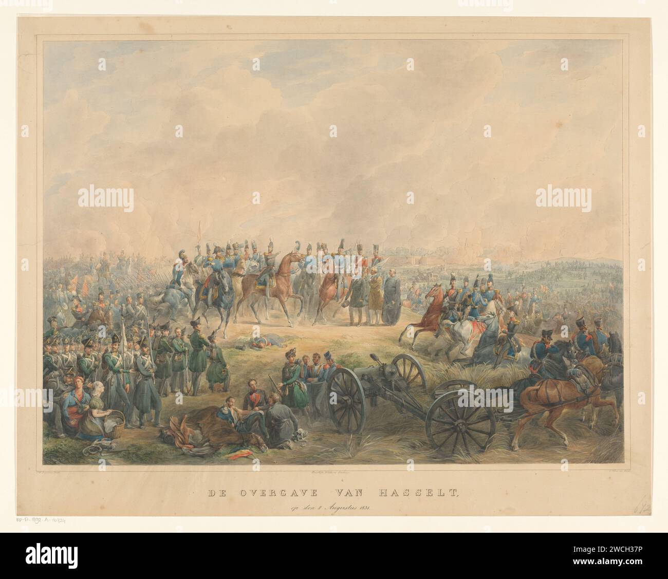 Kapitulation Hasselts am 8. August 1831, Izaak Schouman, nach Jan