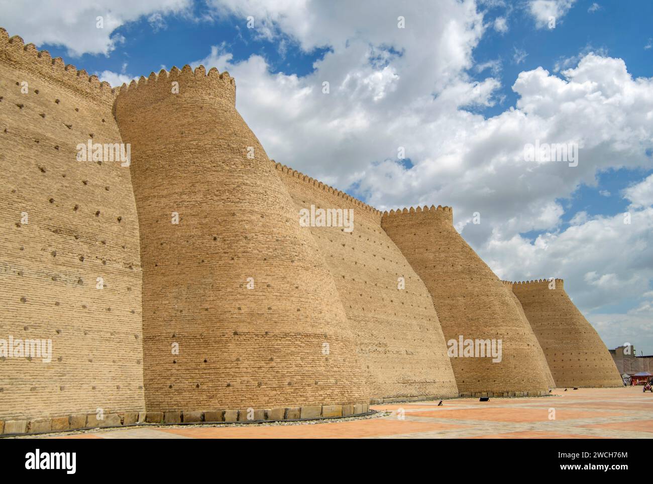 Blick auf die Arche von Buchara. Usbekistan Stockfoto