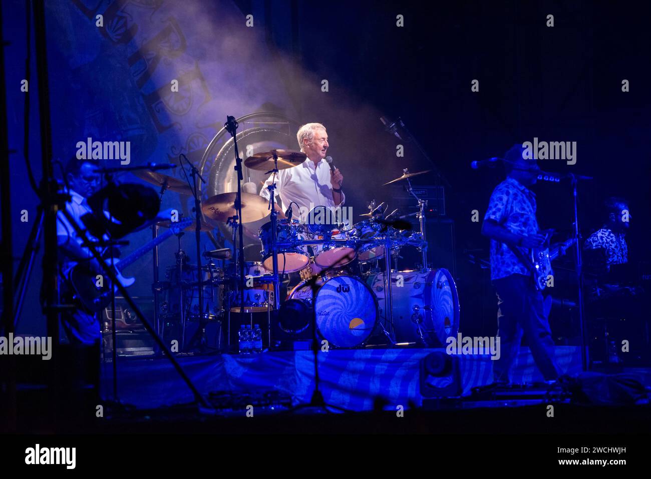 18. Juli 2019: Nick Masons „Saucerful of Secrets“ spielt in Brescia, Italien Stockfoto