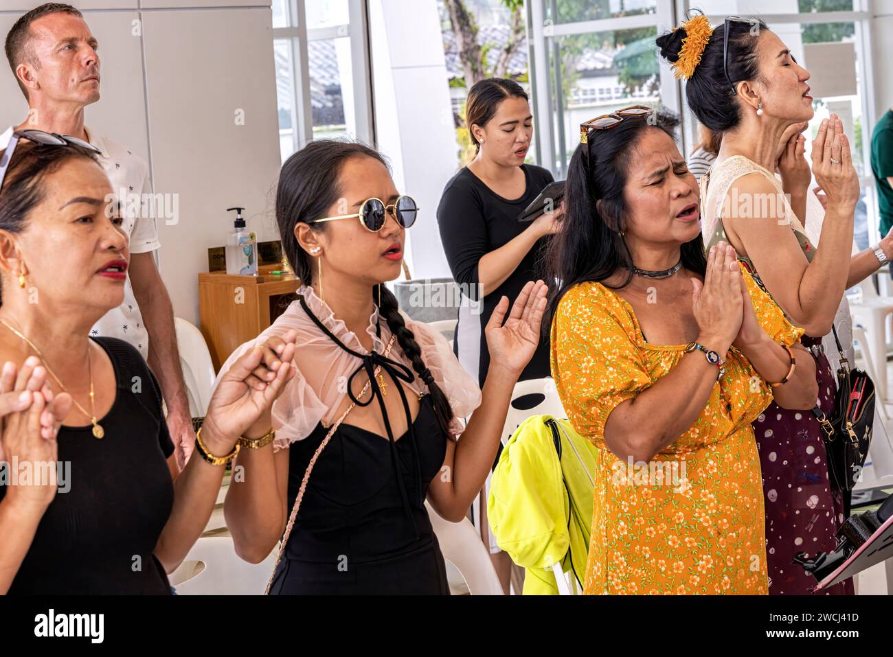 Mary Help of Christians Catholic Church, Ko Samui, Chaweng, Thailand Stockfoto