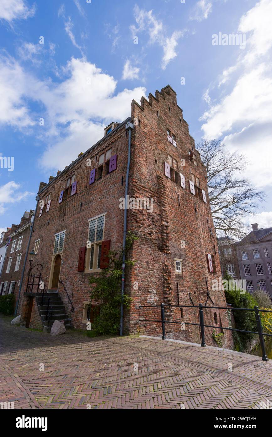 Tinnenburg House, ein historisches Gebäude und Nationaldenkmal in der niederländischen Stadt Amersfoort, Niederlande, Europa. Stockfoto