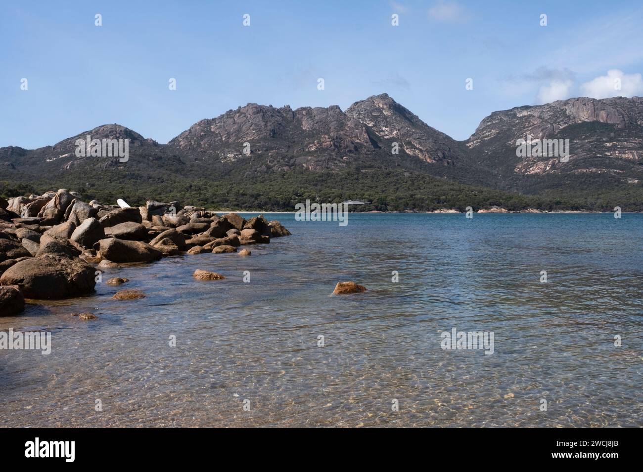 Coles Bay an der Ostküste Tasmaniens, Australien Stockfoto