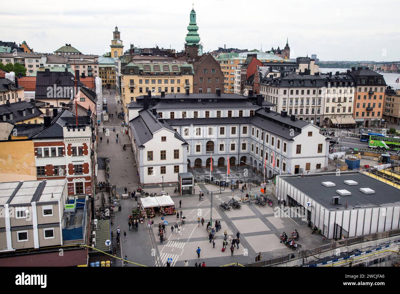 Stockholm - Insel Södermalm Stockfoto