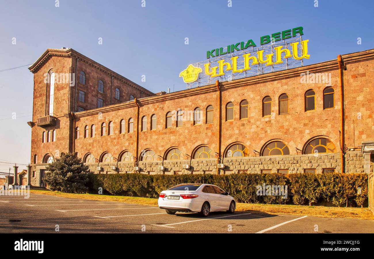 Brauerei Kilikia Bier in Jerewan. Armenien Stockfoto