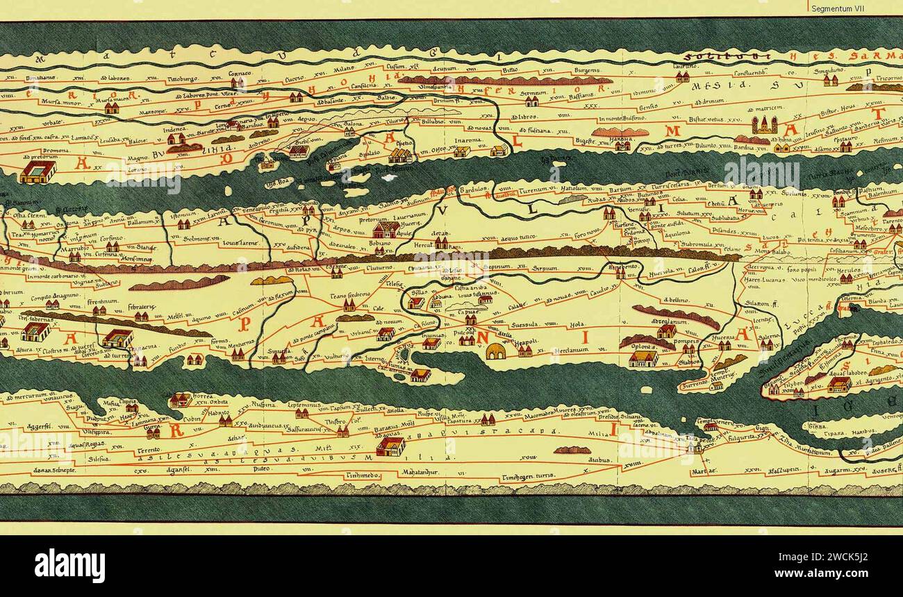 Peutinger table Fotos und Bildmaterial in hoher Auflösung Alamy